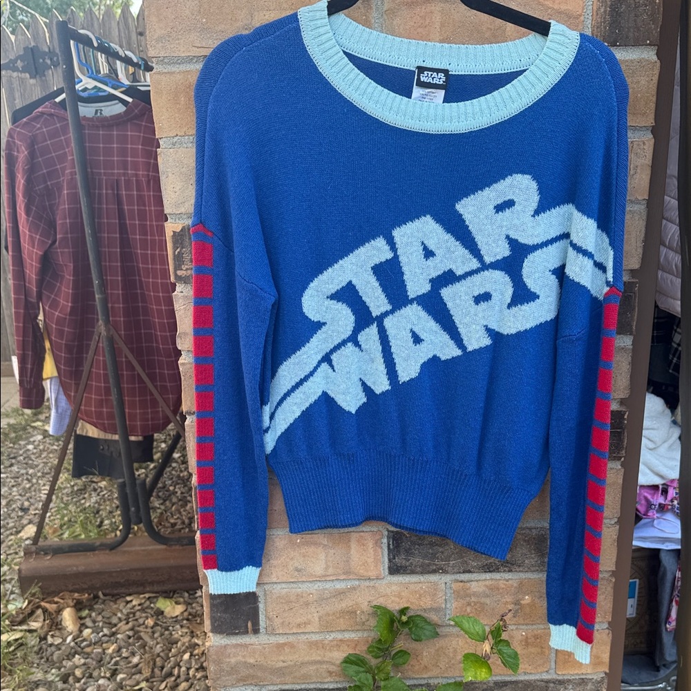 Star Wars Blue and Red Knit Sweater